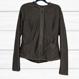 Lululemon | Find Your Bliss | Reversible Jacket | Green Camo | Size 10